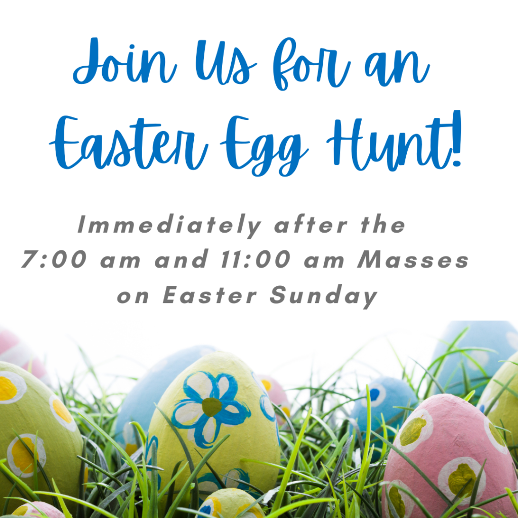 Easter Sunday Egg Hunt St. Anastasia Catholic Community